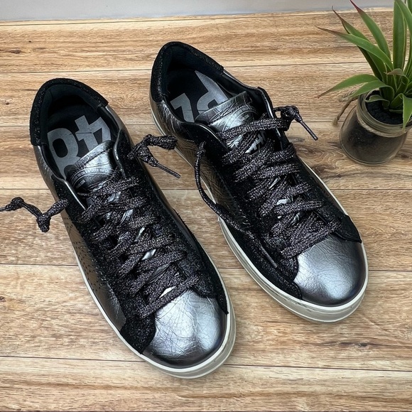 P448 Shoes - P448 John Metallic Leather Sneaker sz 10